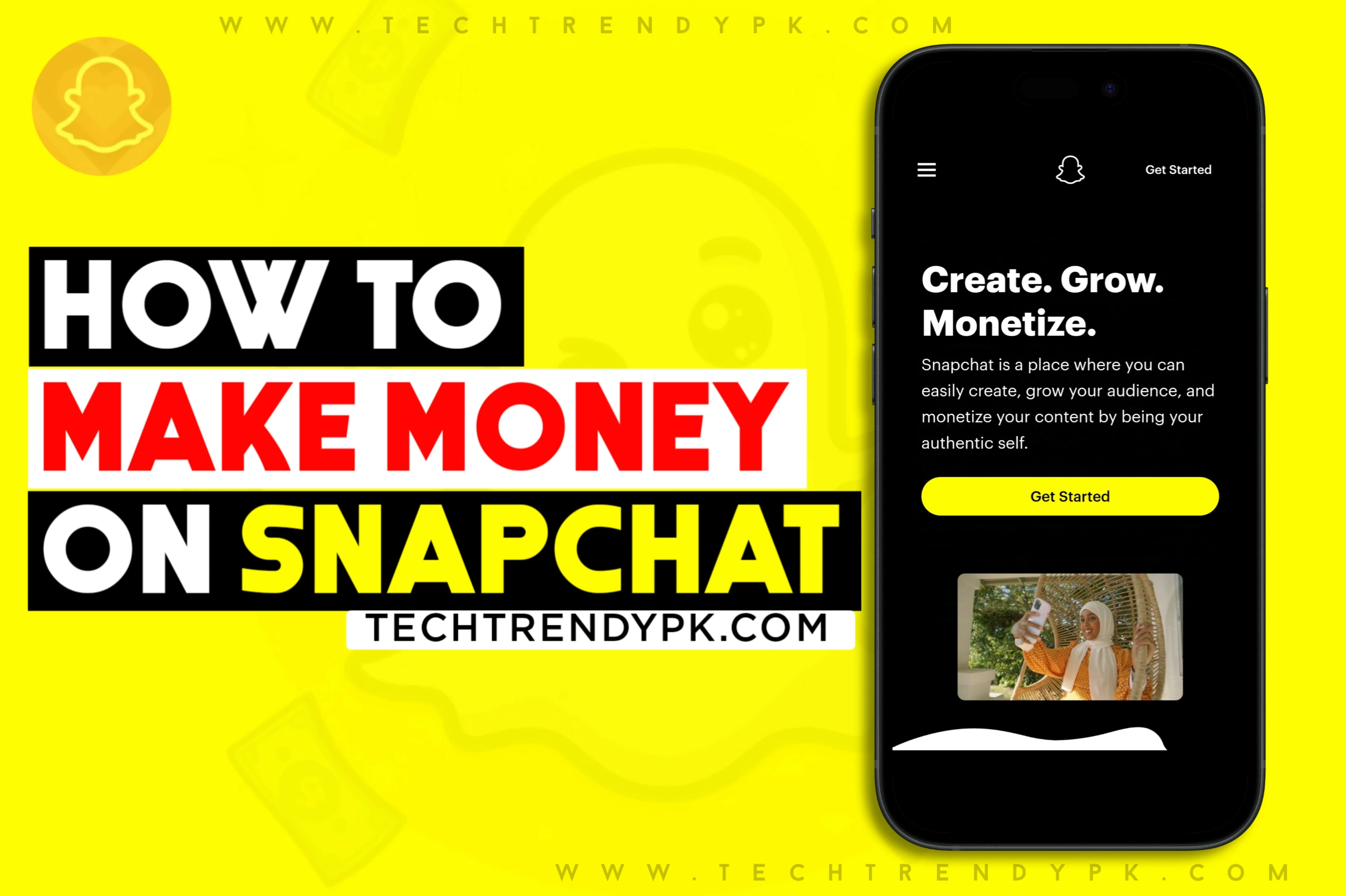 Learn how to make money on Snapchat