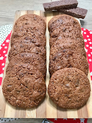 Cookies de turrón de chocolate