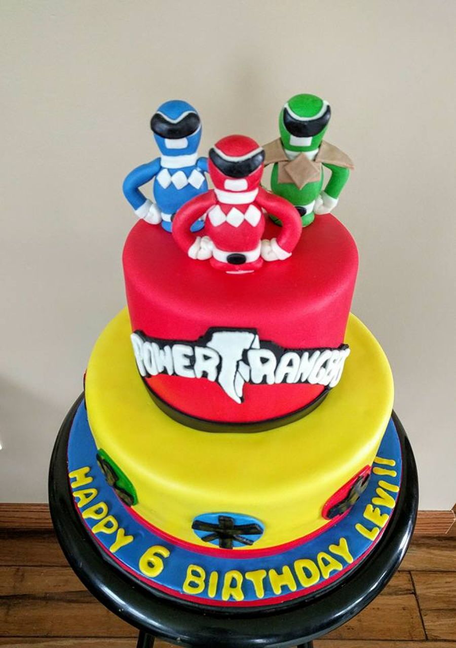 power ranger cake ideas