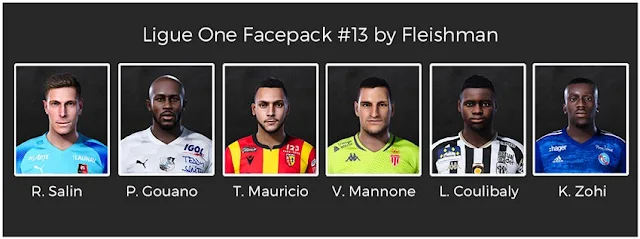 Ligue 1 Facepack #13 For eFootball PES 2021