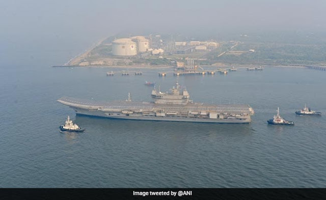 India’s First Indigenous Aircraft Carrier Vikrant Begins Another Sea Trial