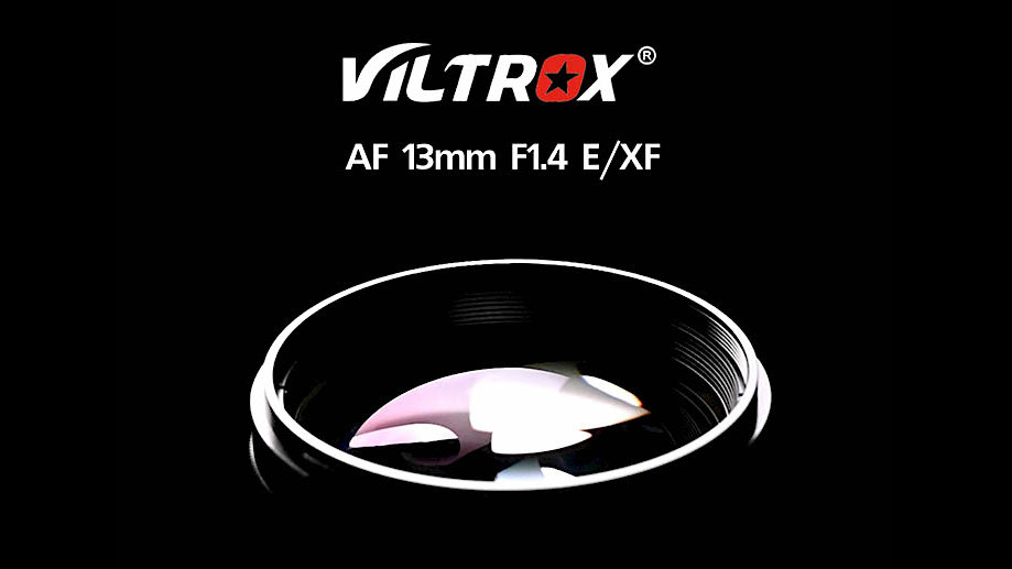 Рекламный баннер объектива Viltrox 13mm f/1.4