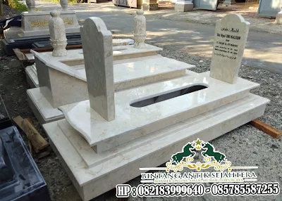 DAFTAR HARGA 20 JENIS KIJINGAN MAKAM MARMER GRANITE TERLARIS BERIKUT NISAN NYA