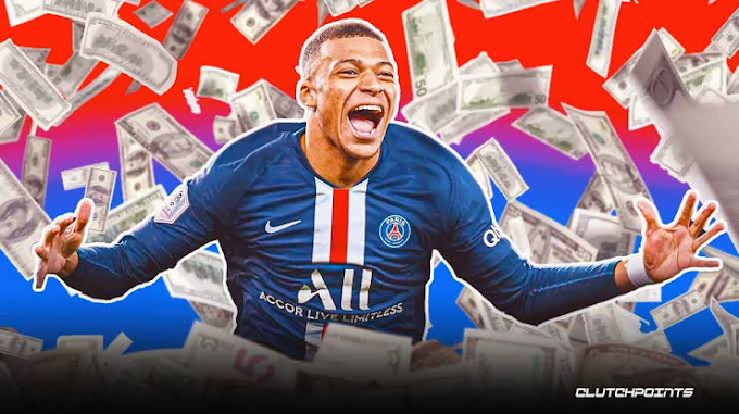 Mbappe Becomes World's Most Valuable Player As He Earns Over 33 Million Naira  Per Week (See Full List) 