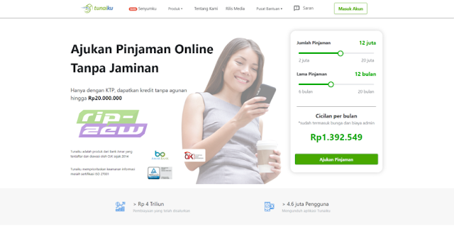Aplikasi Pinjaman Online Tunaiku