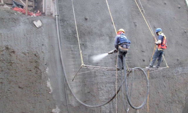 concreto lanzado shotcrete