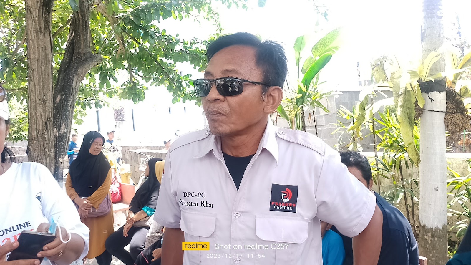 Team Pemenangan Prabowo Gibran Bersama Prabowo Center Blitar Hadir Saat Prabowo Nyekar Di Makam Proklamator
