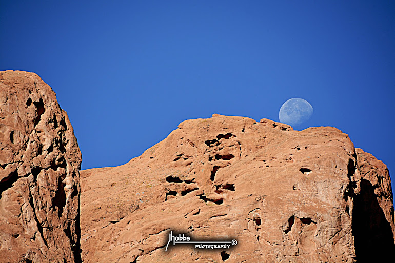 Moonrise - Garden of the Gods - Colorado Springs CO