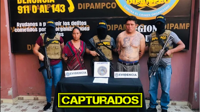 Honduras: Fuerzas de seguridad capturan a pareja de pandilleros salvadoreños en Choluteca
