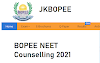 JKBOPEE NEET 2021 Counselling process in detail