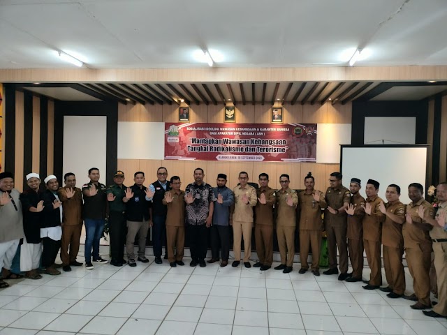 Satgaswil Aceh Densus 88 AT Polri dan Kesbangpol Gayo Lues Gelar Workshop Tangkal Radikalisme dan Terorisme Kepada ASN