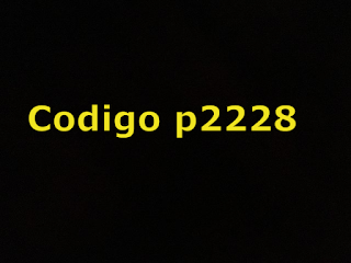 codigo de falla p2228