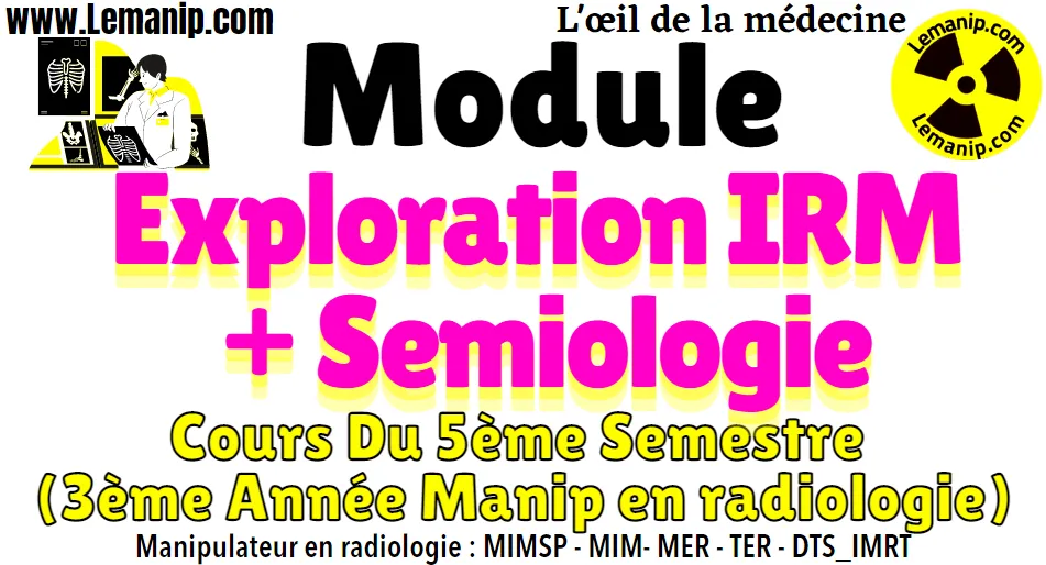 Cours Exploration IRM + Semiologie
