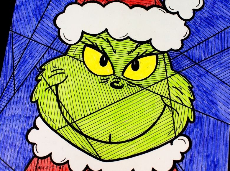 Coloring sheets of the Grinch