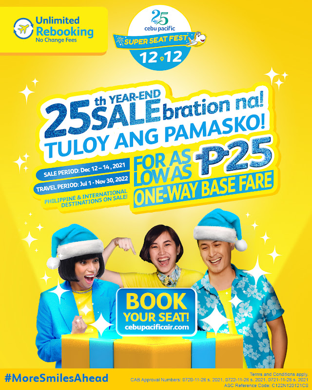 Cebu Pacific offers special PHP25 seat sale to cap off 25th anniversary celebration