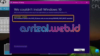Cara Mengatasi Error 0x800700B7-0x2000A Windows Upgrade