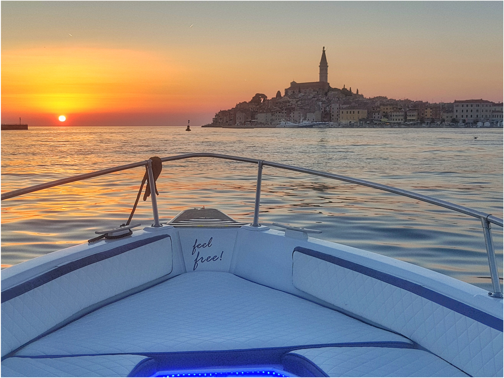 Rovinj from our boat | Private & Shared boat tours Istria!
