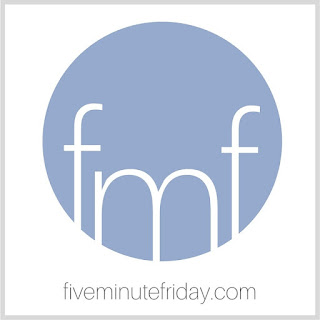 five minute friday button