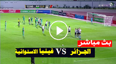 مباراة الجزائر وغينيا الإستوائية بث مباشر