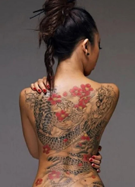 best back face tattoos