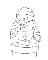 Alyx costume upper body coloring page