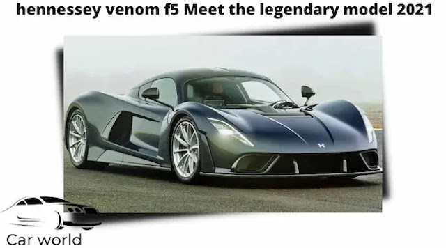 With a power of 1817 horsepower. Get to know the legendary car hennessey venom f5