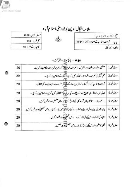 aiou-past-papers-ma-islamic-studies-4634