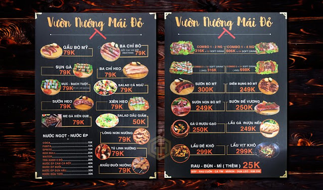 chất liệu làm menu