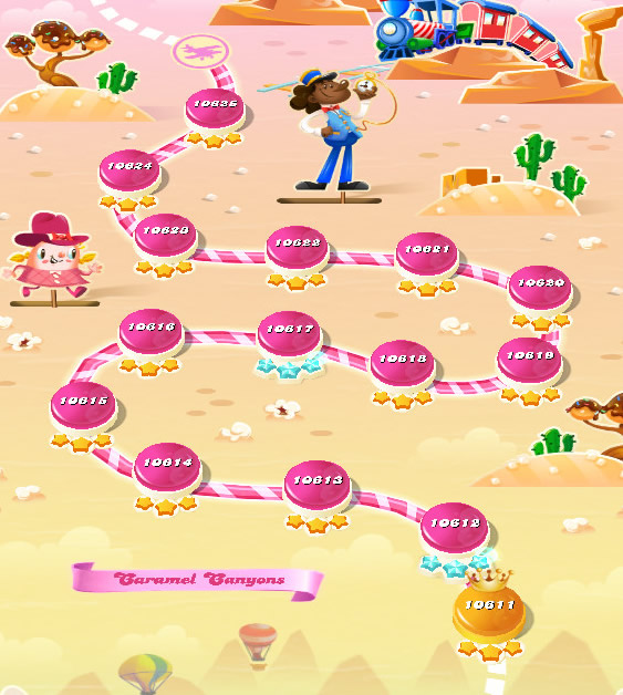 Candy Crush Saga level 10611-10625