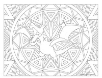 Mandalas de pokemon para colorear