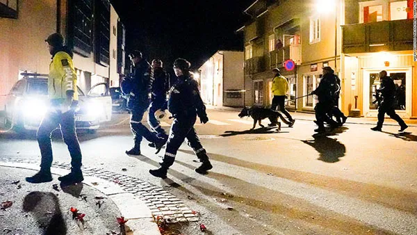 bên ngoài Oslo của Na Uy vào hôm thứ Tư, giết chết 5 người