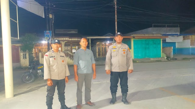 Patroli Mobile Polsek Medang Deras Antisipasi Gangguan Kamtibmas