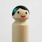 paint a face on the clothespin