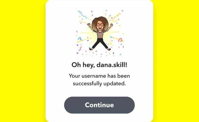 لأول مره سناب شات تسمح لك بتغيير معرفك الشخصي 