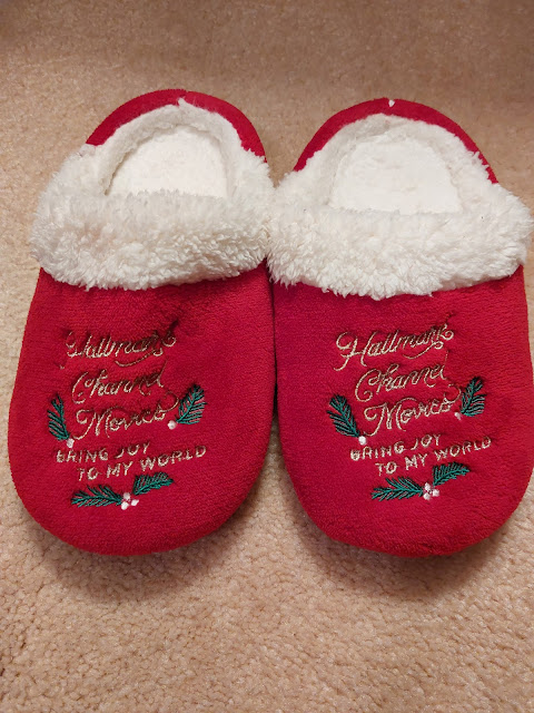 Hallmark Channel Christmas slippers