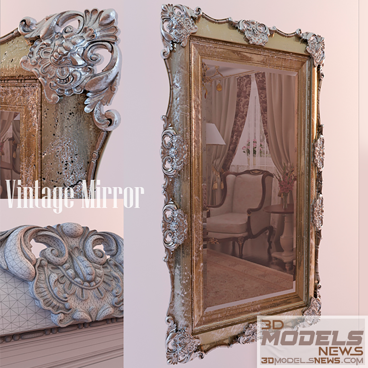 Vintage mirror model
