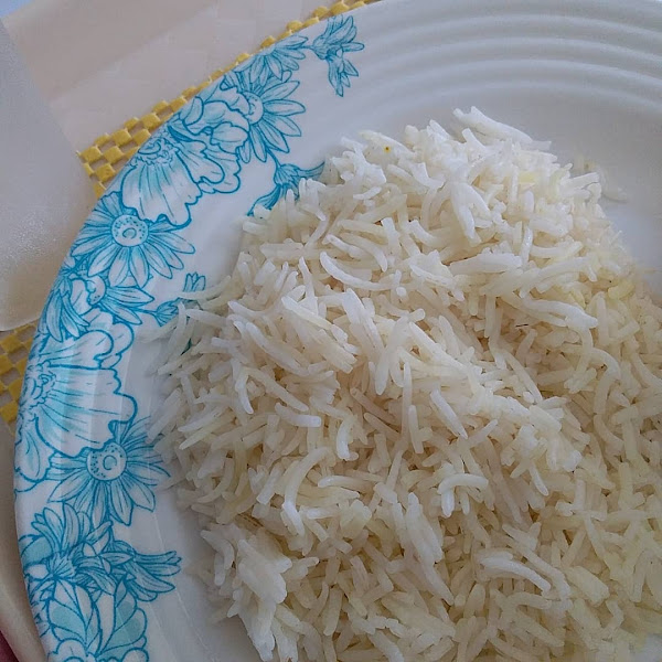 cooked basmati rice