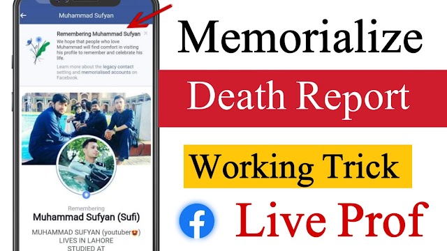 Remembering Facebook Death Report New Working Trick 2020