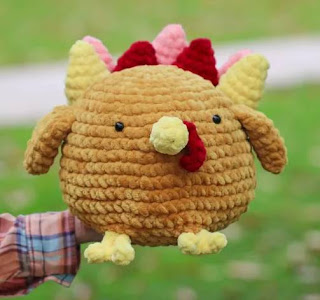 PATRON GRATIS PAVO AMIGURUMI 48477 🦃