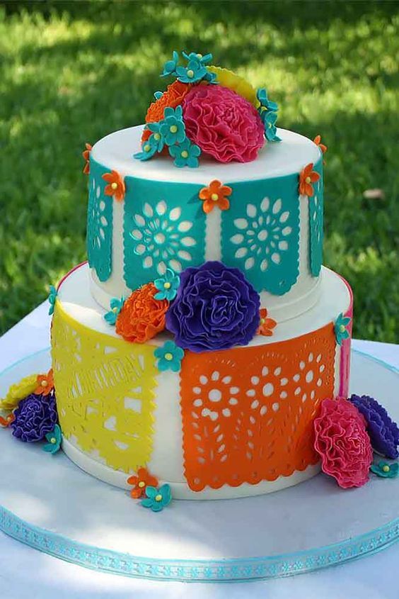 fiesta theme cake