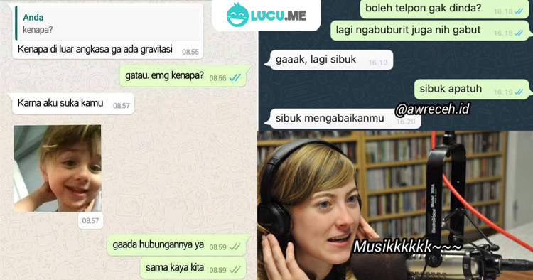 11 Chat Lucu 'Malas Digombalin' Ini Bikin Ngakak Tragis