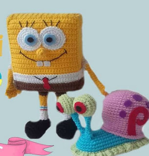 PATRON GRATIS BOB ESPONJA AMIGURUMI 47069 🧽