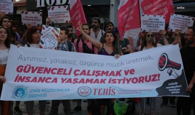 İzmir'de müzik yasağına karşı müzikli protesto: "Halk yatsın uyusun, eğlenmesin, bir araya gelmesin istiyorlar"