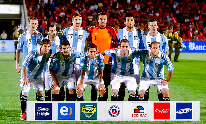 Formación de Argentina ante Chile, Clasificatorias Brasil 2014, 16 de octubre de 2012