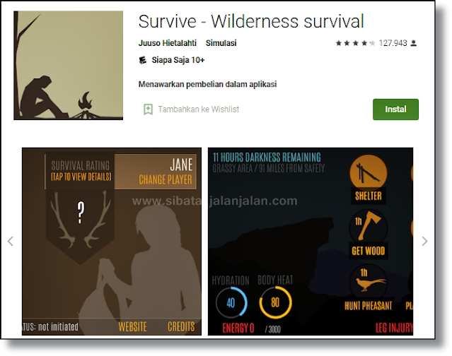 game survival wilderness survival