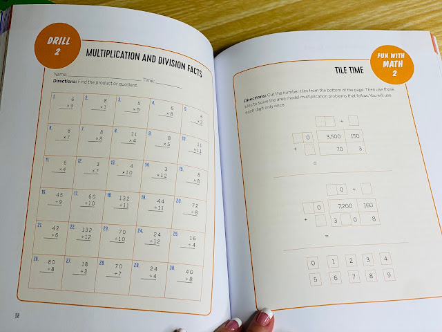 The Multiplication Workbook for Grades 3, 4, and 5