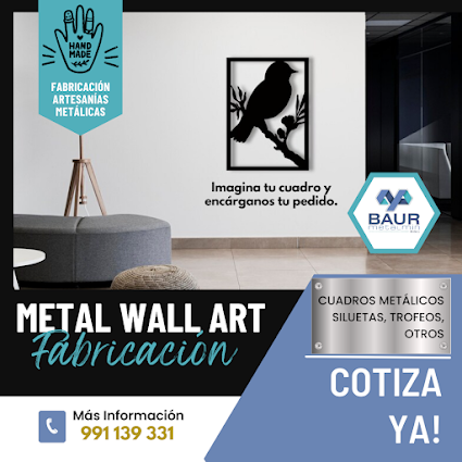 METAL WALL ART - CUADROS METÁLICOS EN CAJAMARCA - BAUR METALMIN SAC