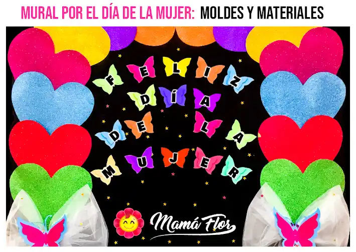 Moldes Manualidades Día de la Mujer