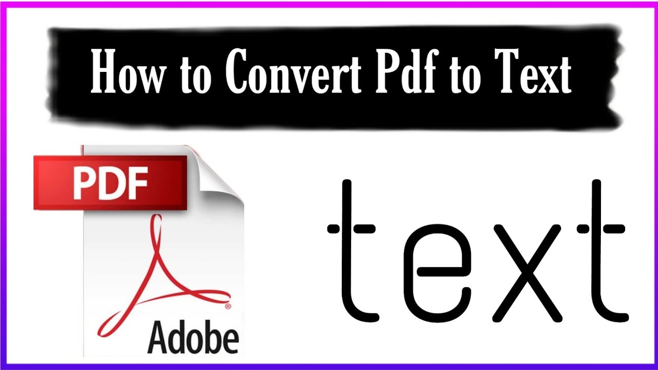 All About PDF & How to Convert into Different Formats - PDF को TXT में बदलें - in Hindi