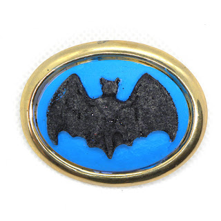 Black bat cameo brooch by Gothic White Witch